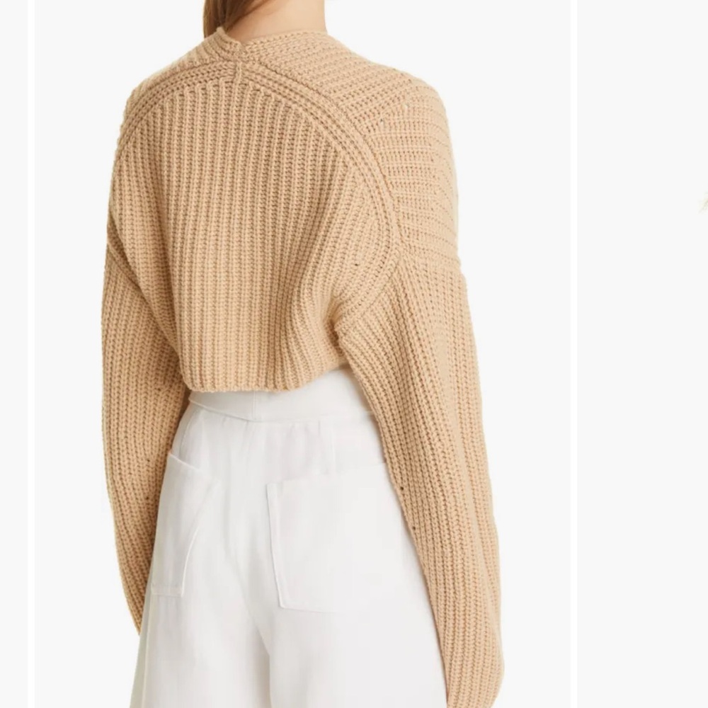 BNWT VINCE lofty ribbed bolero - Picture 7 of 8